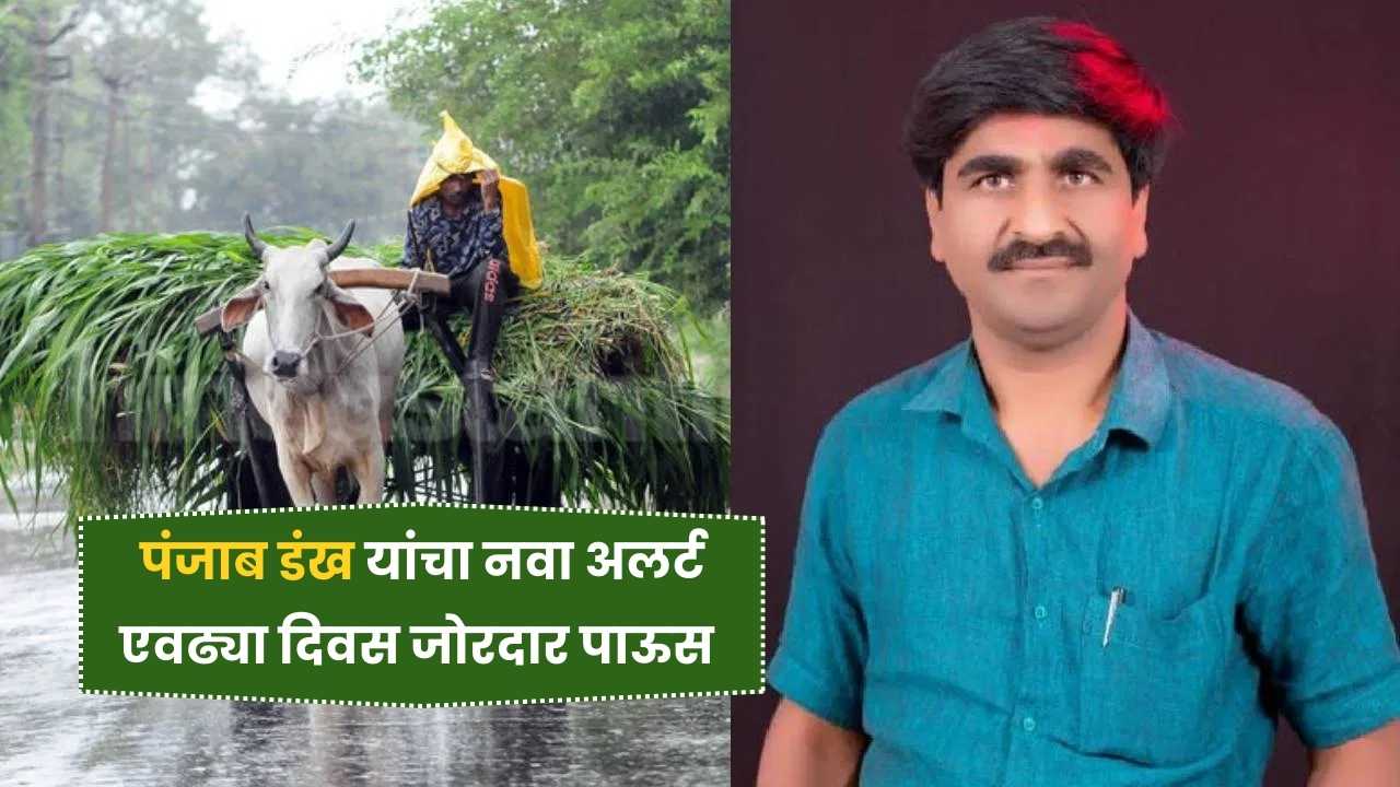 पंजाब डख हवामान अंदाज या जिल्ह्यांत विजांसह मुसळधार पाऊस, झाडाखाली थांबण्याचे टाळा! Havaman Andaj Dakh